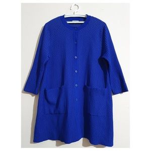 COS cobalt blue sweater | Swing jacket | size S